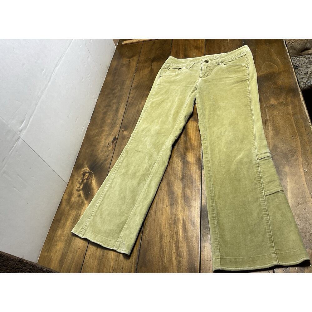 Athleta Pants Women’s 4 Petite Green Corduroy Dipper Cropped